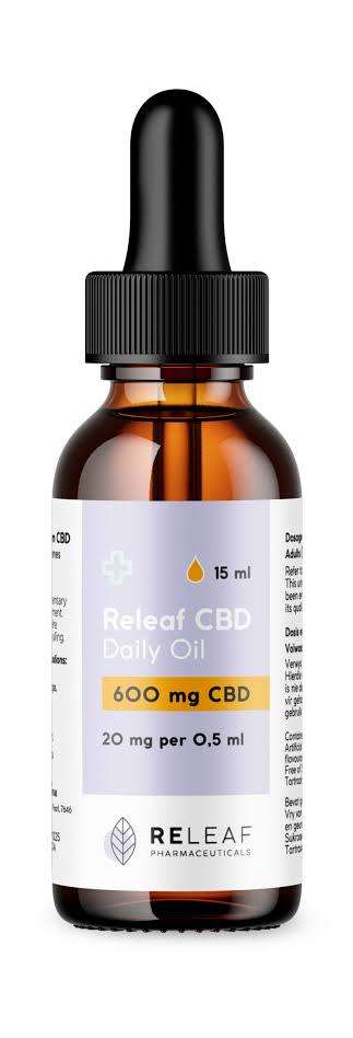Releaf CBD Daily Oil 600mg (15ml)