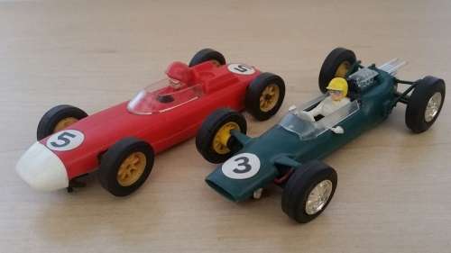 Scalextric Porsche Junior and Lotus Junior