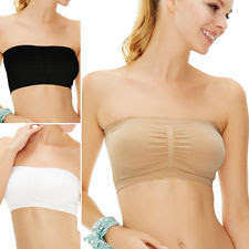 PADDED SEAMLESS SUREFIT BANDEAUX BRA AS SEEN ON TV