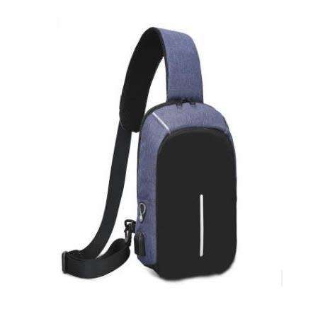 MINI ANTI THEFT SLING BAG WITH USB PORT