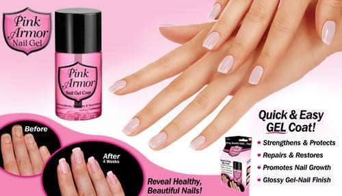 Pink Amour Quick & Easy gel coat for nails