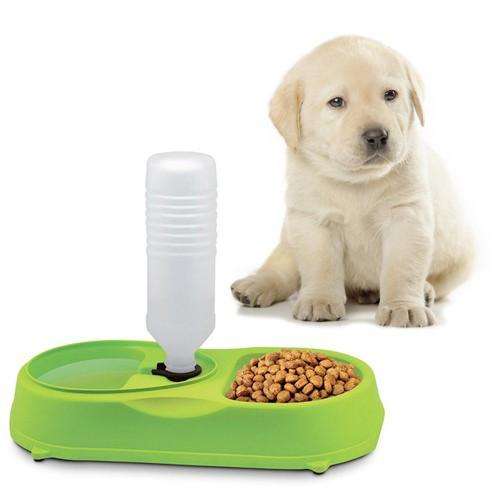 Pet Feeder with Water refilling Bottle