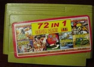 Multi Game Cartridge - 72 IN 1
