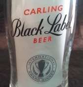 Carling Black Label Beer Glass - Old Fashioned Small Glass (+-10cm High)