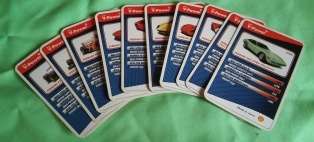 Shell V Power Cards - Ferrari - 10 Cards (+-5.5x8.5cm Square)