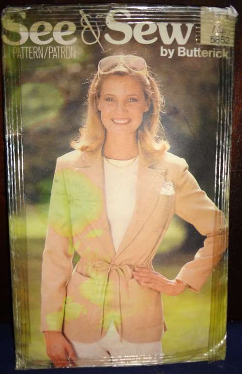 Sew & Sew 5852 by Butterick Sewing pattern