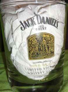 Jack Daniels Limited Edition whiskey glass - 9cm