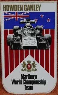 Vintage Stickers - Marlboro Racing stickers - Early 70's