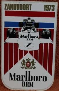 Vintage Stickers - Marlboro Racing stickers - Early 70's