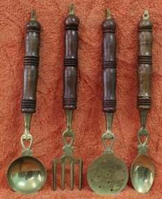 Decorative Copper ware Brass cooking set