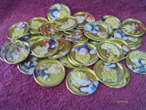 50 Gold Dragonball Z Tazos