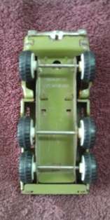 Durhamind .inc Made in Hong Kong U.S Army Truck