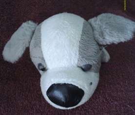 Plush Toy - Grey & White Doggy +-15cm