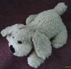 Plush Toy - Light Brown Dog Teddy Bear +-22cm