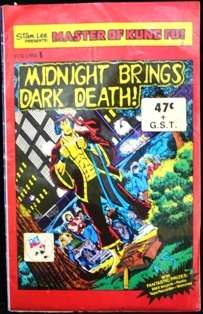 Comic - Masters of Kung Fu - volume 1