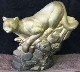 Glass - Jaguar Ornament - (L) 25 cm (W) 25 cm