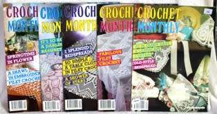 Crochet Monthly Number 106, 124, 126, 127, 123