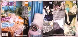 Crochet Monthly Number 106, 124, 126, 127, 123