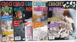 Crochet Monthly Number 187, 138, 139, 144, 148