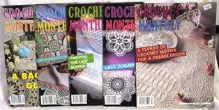 Crochet Monthly Number 128, 130, 132, 135, 153