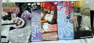 Crochet Monthly Number 115, 120, 122, 131, 136