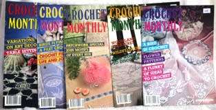 Crochet Monthly Number 108, 111, 112, 114, 116