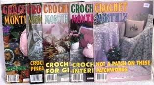 Crochet Monthly Number 165, 167, 168, 171, 172