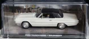 Ford Thunderbird - Goldfinger - James Bond Car Collection - 1:43 Scale Die Cast