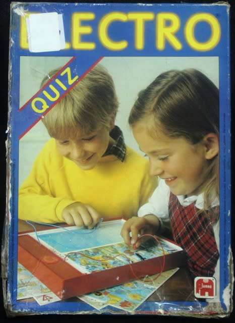 Vintage - Electro Quiz - Board game 22.5 x 32 x 3.5 cm - (Jumbo)