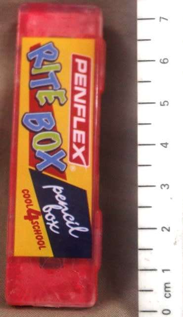 Stationary miniature eraser - Pencil box - 7.5 cm