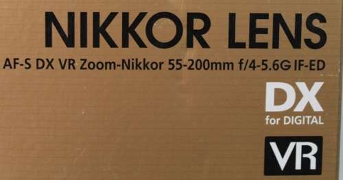 NIKON AF-P DX NIKKOR 55 - 200mm f/4-5.6G IF-ED  DX for Digital VR