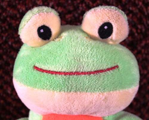 Soft toy - Frog - 18 cm