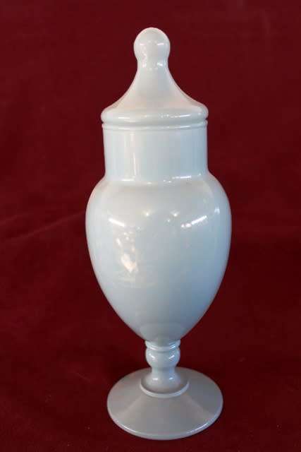 Glass Vase for cotton wool - 22 cm