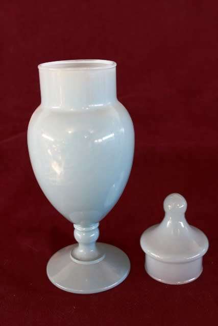 Glass Vase for cotton wool - 22 cm