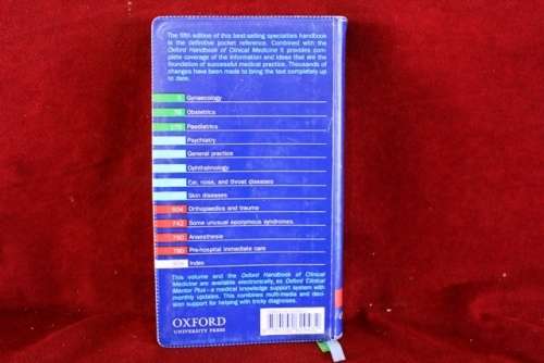 Books - Oxford Handbook Of Clinical Specialties