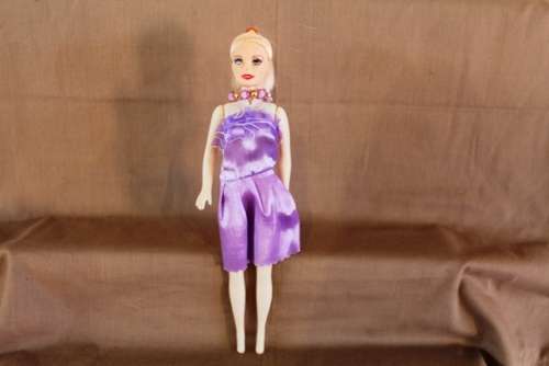 Doll' s - Barbie Like Doll /  Blond hair  /  Dressed   / 26.5cm