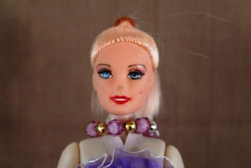 Doll' s - Barbie Like Doll /  Blond hair  /  Dressed   / 26.5cm