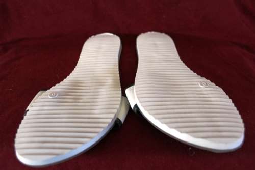 Guess Sandals - Size 6 - White and black righting