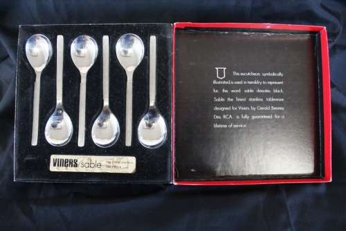 Viners Sable Stainless Steel - Fruit Spoon set