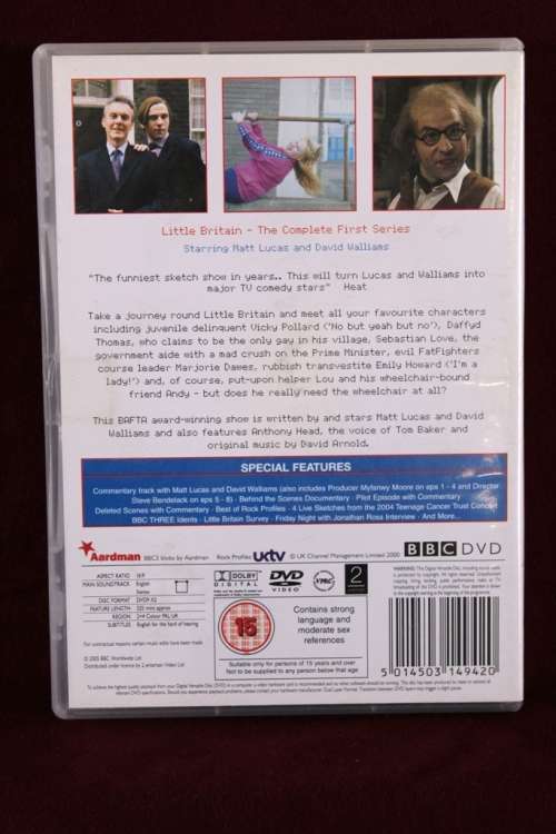 DVD - Little Britain / Complete First Series / 2Disc