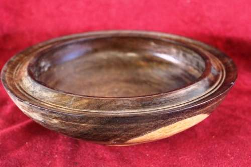 Wooden Key Bowl - 24 x 24 x 10 cm