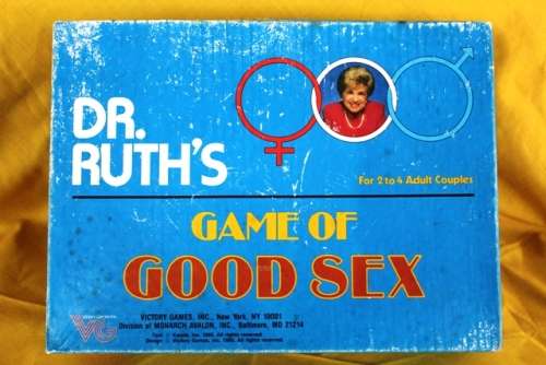 Game - Dr Ruth /  Game Of Good Sex / Adults Game