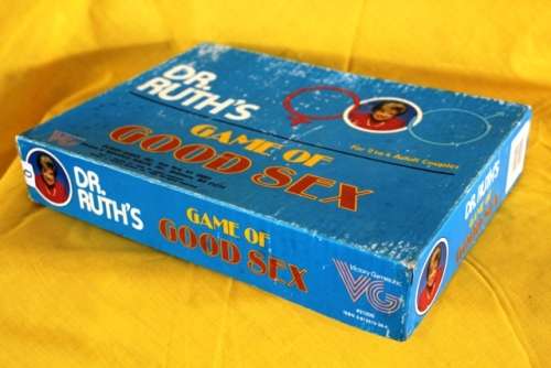 Game - Dr Ruth /  Game Of Good Sex / Adults Game