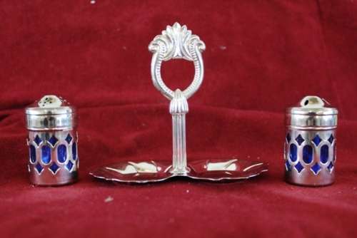 Salt And Pepper pots -  Silver Plated