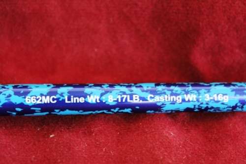 Sensation Bass Rod in Holder