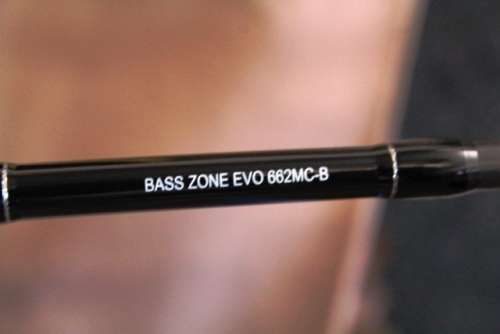 Sensation Bass Rod in Holder