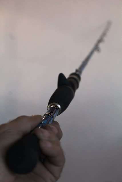 Sensation Bass Rod in Holder