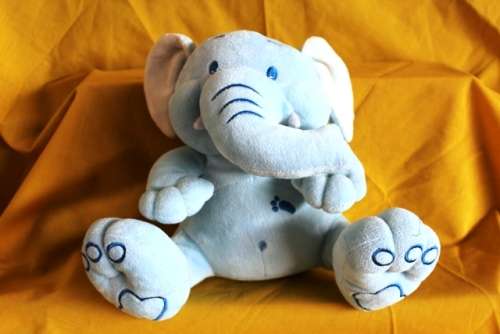Cute Blue Elephant - 20cm