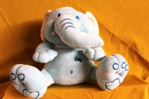 Cute Blue Elephant - 20cm