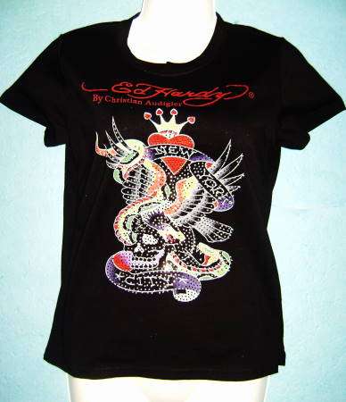 ( Large ) JUST INN !! ED Hardy -  Ladies Summer Top - By Meiling